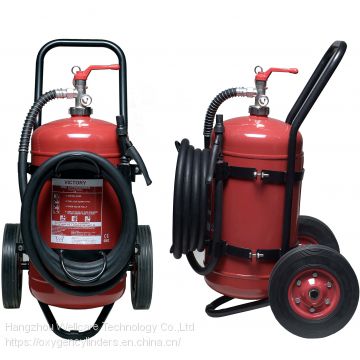 mobile trolley CO2 fire extinguisher