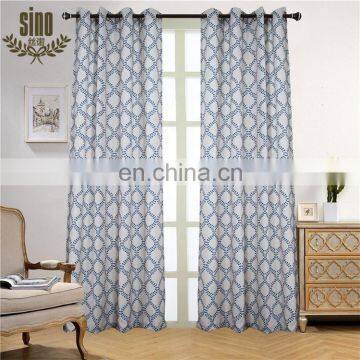 Ready Made Spun decorative polyester printed window curtains