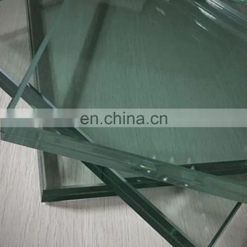 high quality multiple glass 30mm 40mm 50mm 60mm clear tinted laminated safety glass  bullet resistant glass