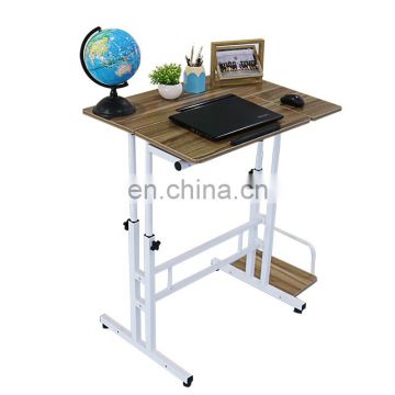 JS factory stand wheels computer table office desk