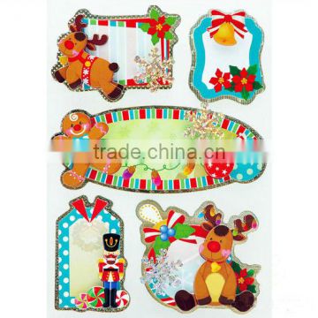 Christmas Gift Tags Foil Sticker Festive Gift Tags