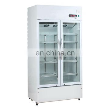 LC-630D vertical drug medical grade drug medicine display refrigerator