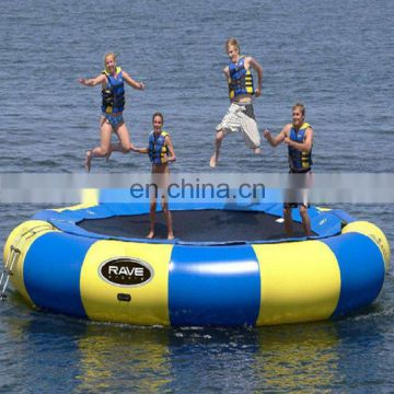 Outdoor inflatable water aquatic trampoline sport for sale