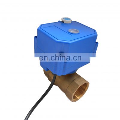 dn25 cr05 valve with manual operation position indicator DC5V DC12V electric motorized cwx-25s dn25 cr05 brass valve