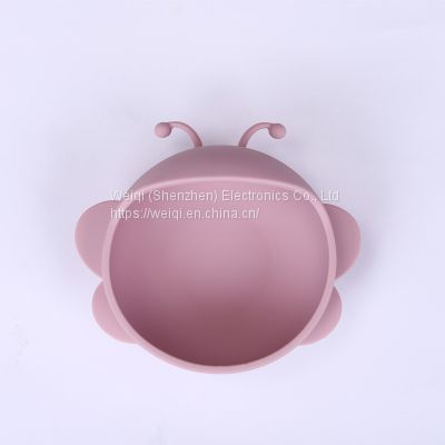 Cute Bee Silicone Suction Bowl for Baby