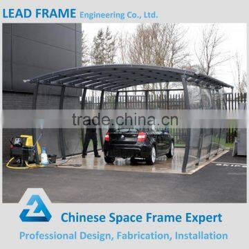 High strength prefabricated steel building car canopy