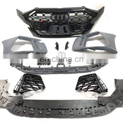 The latest bodykit body kit the front bumper sets facelift to RS3 style for Audi A3 car parts 2021