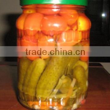 PICKLED ASSORTED CUCUMBER AND CHERRY TOMATOES