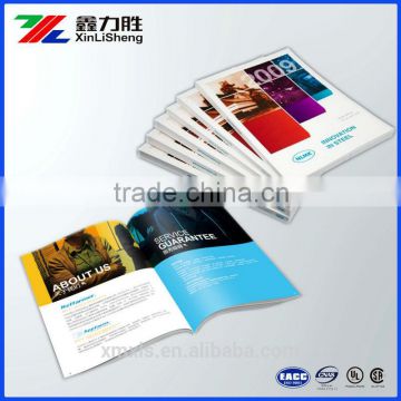Customized Company products Manual Catalog Printed ; Glossy/Matt Film Lamintion Booklet/Bruchure/ Magazines Supplier from Xiamen