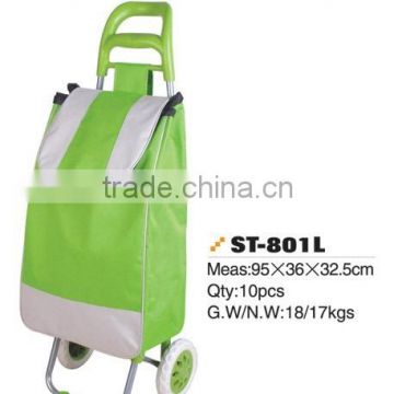 Hot selling Reusable Shopping Cart Two Wheel Shopping Cart Bag