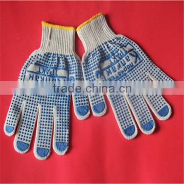 Best selling pvc dot gripper glove
