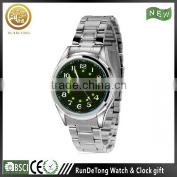 New design stainless steel luminous watch top brand