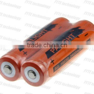 Palight BG18650 2400mAh 3.7V Proteced Rechargeable Li-ion Battery (Orange)