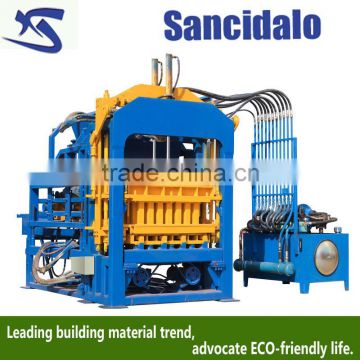 Automatic cement block machine with hydraulic station QT4-15a sancidalo