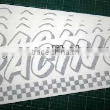 Cut vinyl Sticker with adhesive
