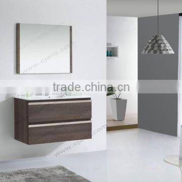 Malamine finished MDF material modern vanity base cabinet