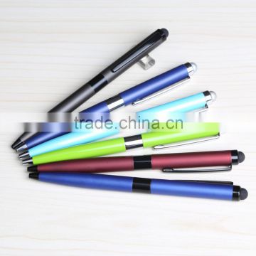 metal pen with stylus and torch TS-018