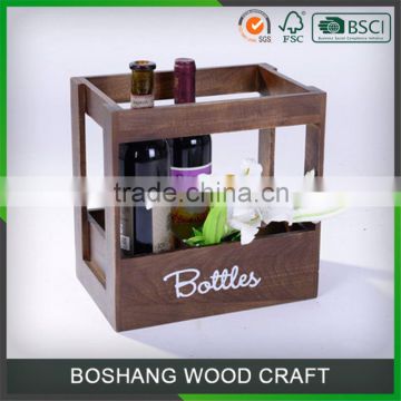 Custom Colorful Wooden Wine Box Packaging