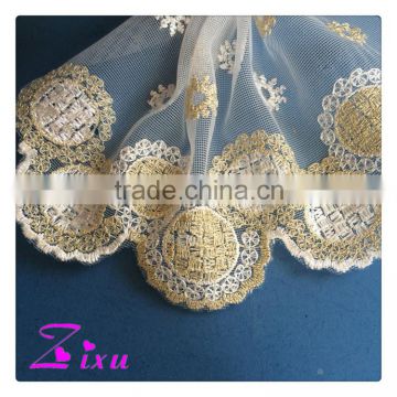 Chinese used for women big net lace fabric