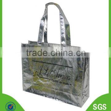 Non-woven metal film lamination bags