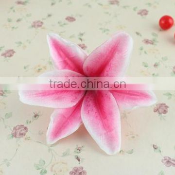 Customized pink calla lily flower head artificial flower