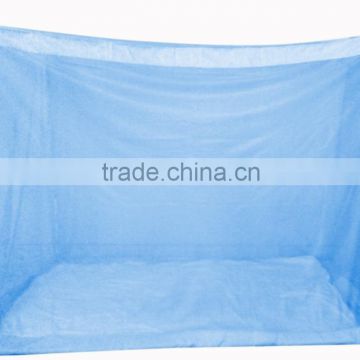 blue available textile materials mosquito net folding set China manufacturer