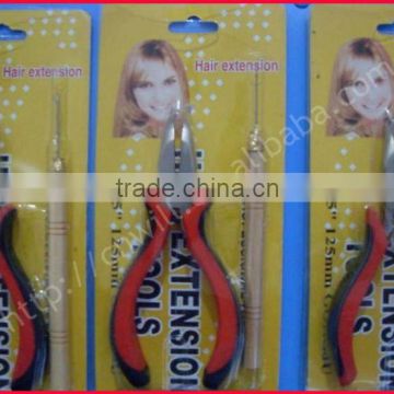 Plier and Needle Hook/Threader Tool Micro Link Tools For Micro Ring/Beads Loop Tool For Hair Extension