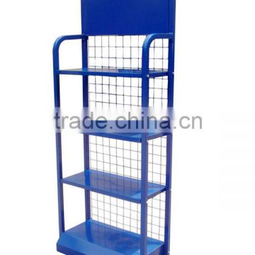 newest structure metal newspaper magazine stack stand for sale