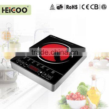 Ceramic plate induction cooker