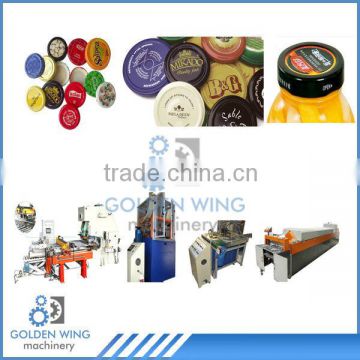 Automatic Glass Plastic Jar Tin Can bottle Tin Can Metal Cover Twif Off Capping Making Machine Euipment