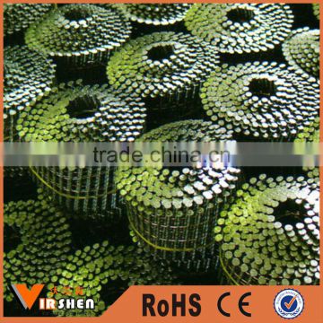 Factory Cheap Price Screw Shank Coil Nails/pallet Coil common Wire Nails