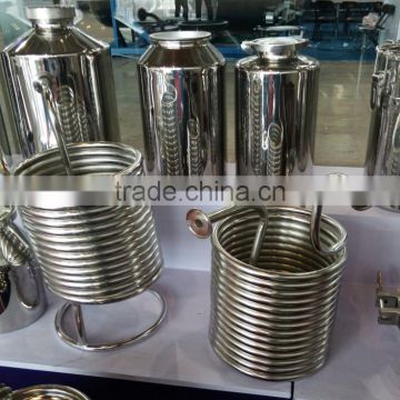 304 316L Stainless Steel HERMS COIL / Stainless steel heat exchange vessel for the HERMS coil