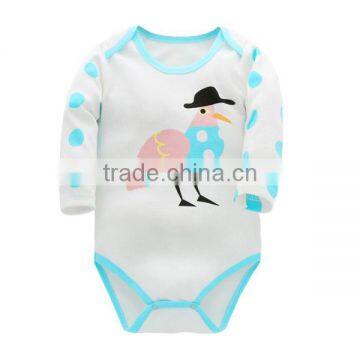 cartoon baby triangle jersaylong sleeves baby rompers 2017 wholesale