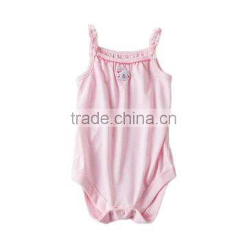 2016 new cute cotton pink baby outfit