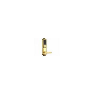 Electronic hotel door locks Keypad door lock with Mifare card mechanical key for house