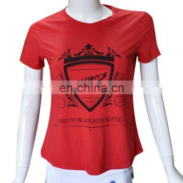 high quality hot sale red printing t shirt