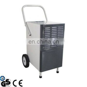 Basement air dryer dehumidifier machine with big wheels and handle