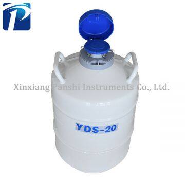 20L Cryogenic Dewar Container Thermos Liquid Nitrogen Flask