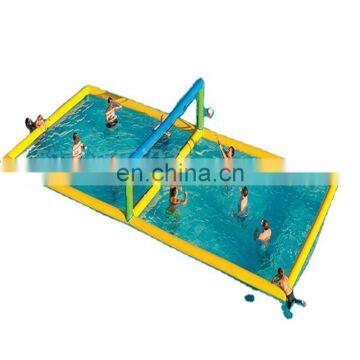 Commercial Grade PVC Inflatable Volleyball Court Outdoor Volleyball Pool,  Beach Water Volleyball Field for Sport Game free ship