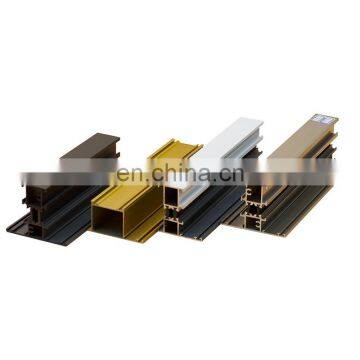 Big  aluminium supplier customized cheap 6063 T5 anodized extrusion aluminum profiles door and window section