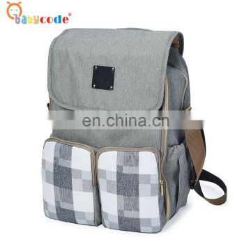 multi-functional outdoor mama diaper bag with large storage pocket