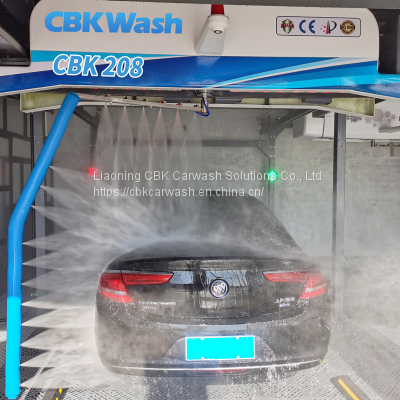 CBK 208 single arm automotive touchless car wash machine with foam and shampoo function