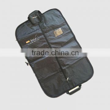 foldable leather garment bag