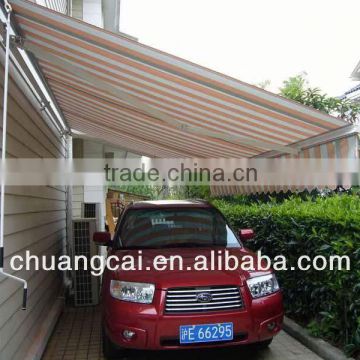 Logo according to customer need outdoor electric awning folding arm awning