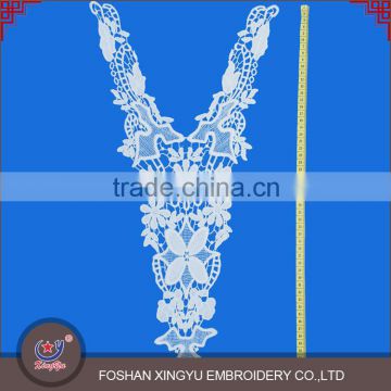 Unique And Fashional Style Top Quality lace factory in china blouse back neck design french lace trim
