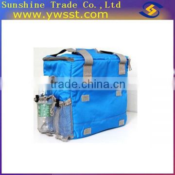 innovative products for sale bottle cooler lunch box cooling bag blue