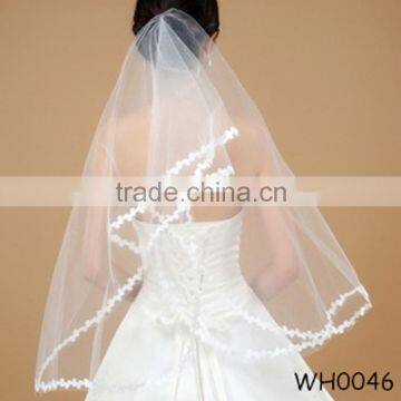 Beautiful white wedding crown veil wedding accessory wholesale