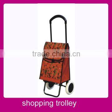 Elderly used portable marketeer shopping trolley