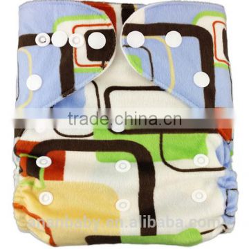 China manufacturer ultra soft breathable printed anime cloth diaper