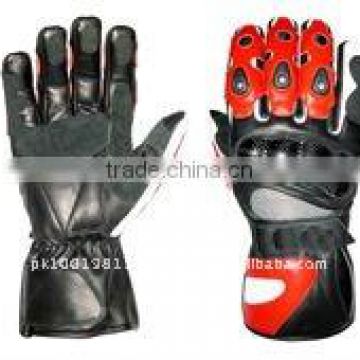 motorbike leather gloves